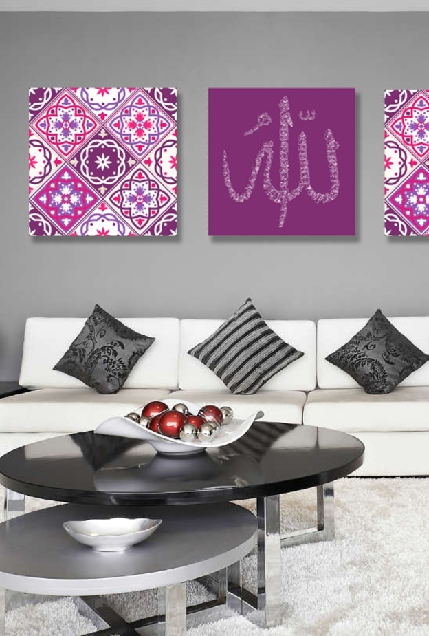 غرفة جلوس بديكورات تناسب شهر رمضان