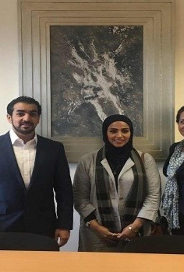 وفد ثقافة بلا حدود خلال الزيارة