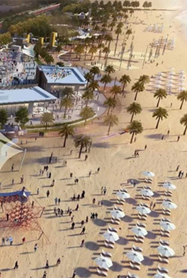 الواجهة البحرية "عَ البحر" بأبوظبي