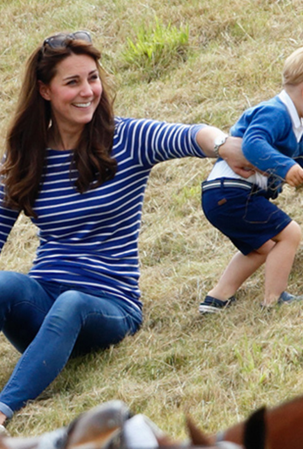 كيت ميدلتون والأمير جورج