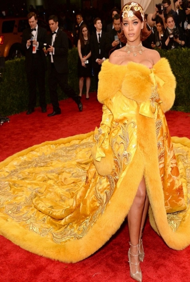 Rihanna in Guo Peiat Met Gala