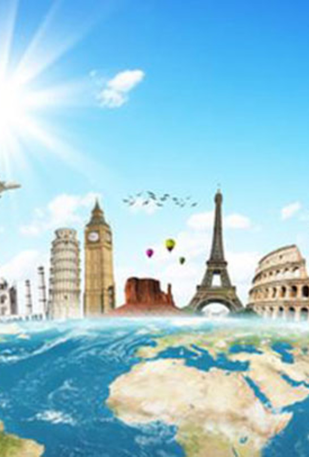 سافر وحافظ على الارض.