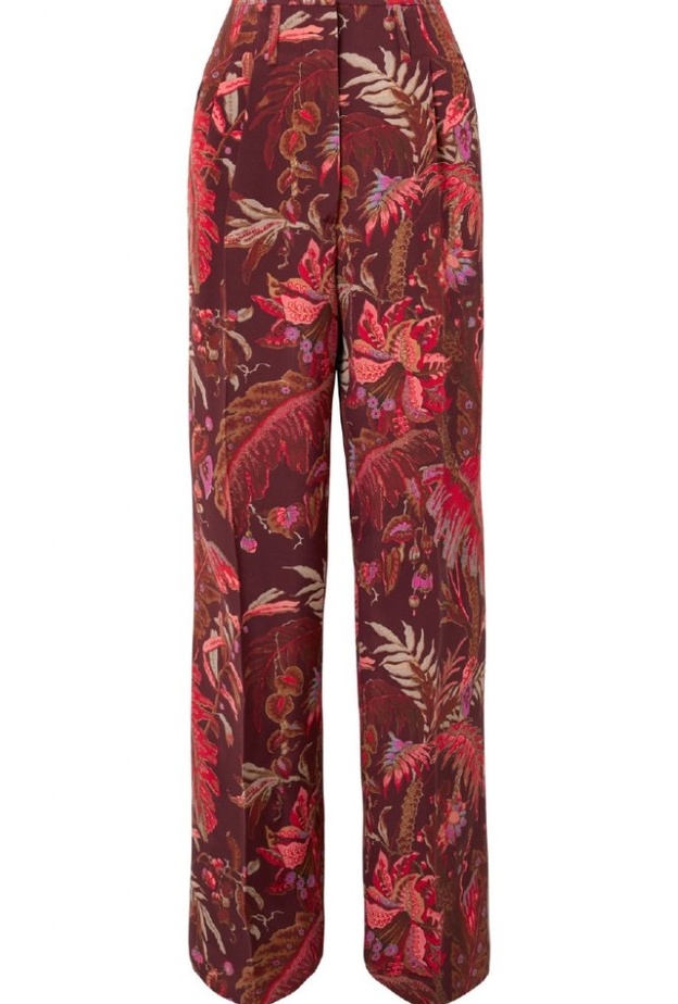 Etro بنطلون قماشي منقش من 