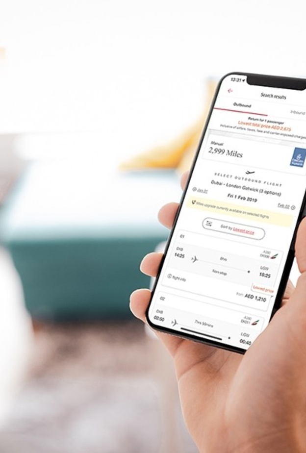 طيران الإمارات تتطلق تطبيقها باللغة العربية