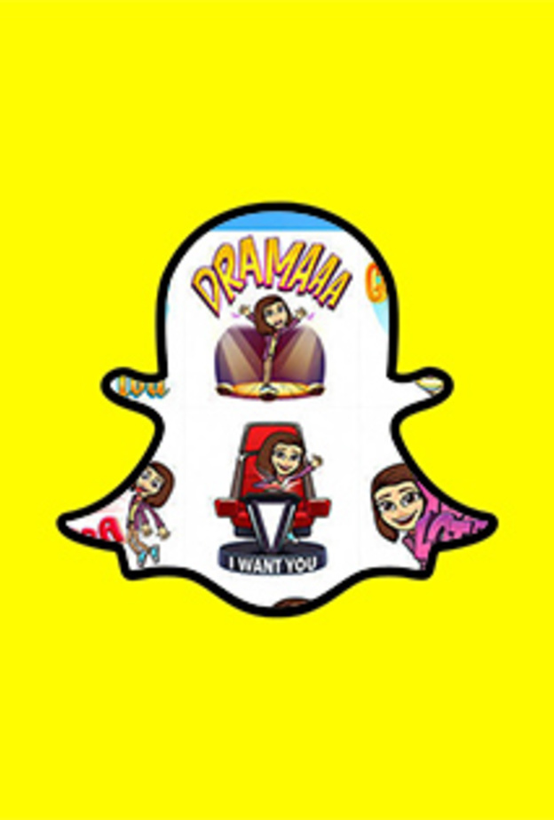 الآن ملصقات Bitmoji متاحة على صور وفيديوهات سناب شات 