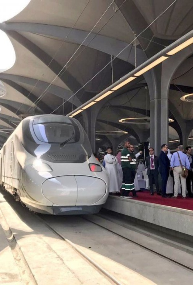 مكة تستقبل قطار الحرمين رسميا لأول مرة 