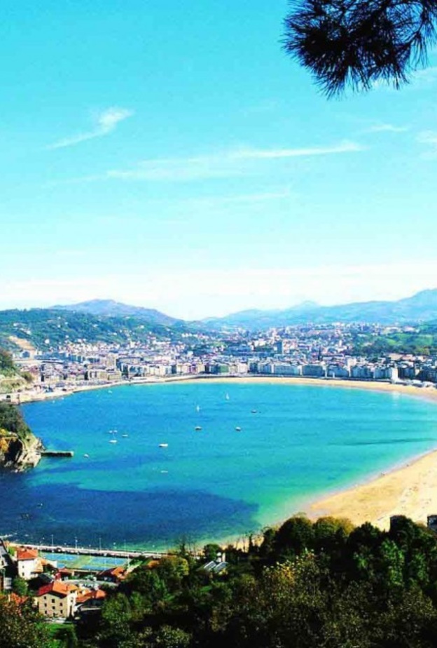Playa de La Concha, San Sebastian, Spain