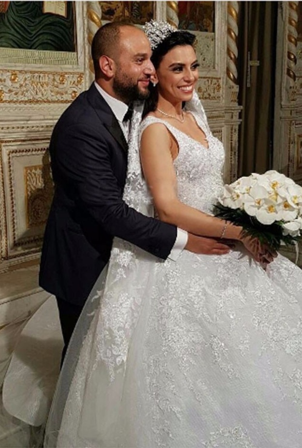 بريجيت ياغي في يوم زفافها