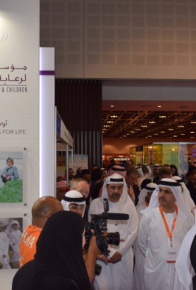 جناح مؤسسة دبي لرعاية النساء والأطفال في معرض ديهاد 2016