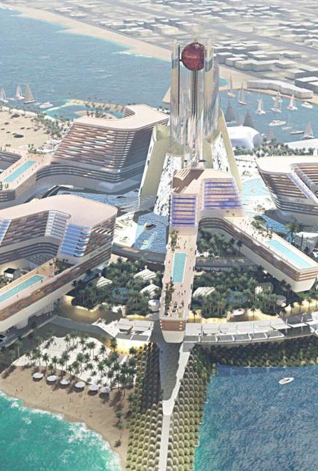 فنادق ومنتجعات بيلاجيو  وإم جي إم على شاطىء جميرا بجانب برج العرب