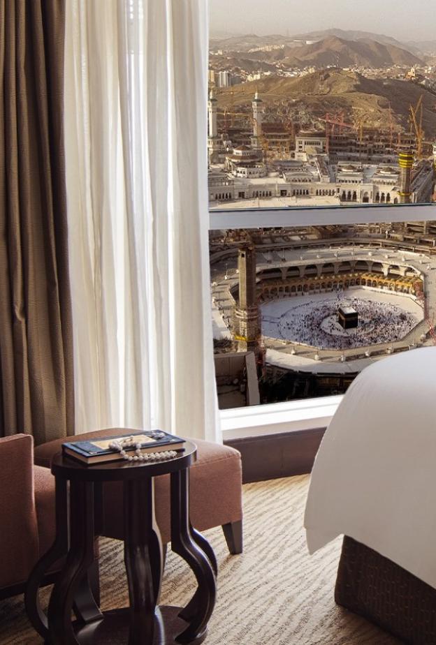  لتجربة روحانية لا تُنسى… 8 فنادق فاخرة تطل على المسجد الحرام تأخذكِ إلى عالم من السكينة والطمأنينة