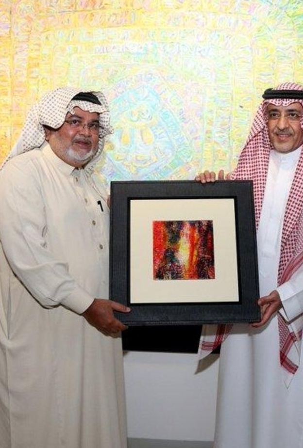 التشكيلي السعودي مع مدير كتارا