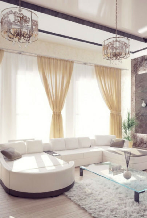 الطاولات الوسطية من المعدن والزجاج للاثاث الحديث