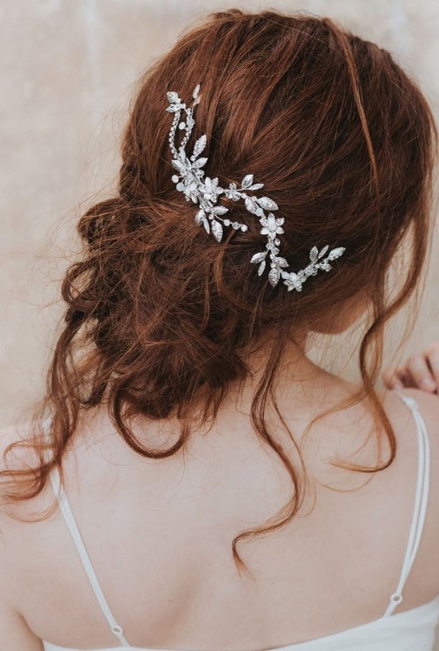  اكسسوارات شعر للعروس من انستقرام