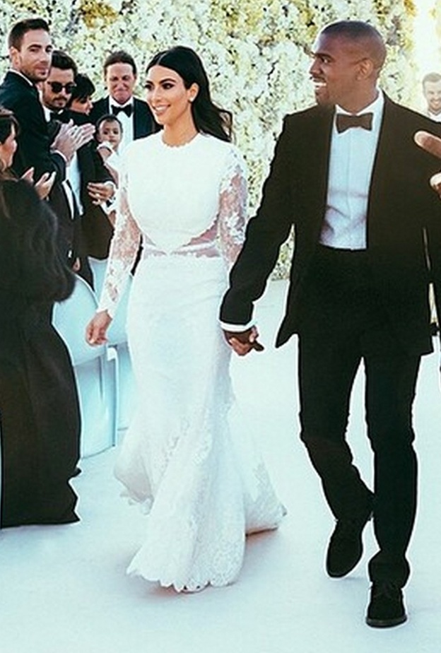 حفل زفاف كاني ويست وكيم كارداشيان