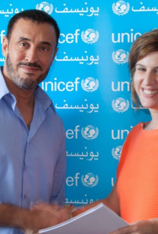 كاظم سفيرا لأطفال الشرق الأوسط وشمال إفريقيا