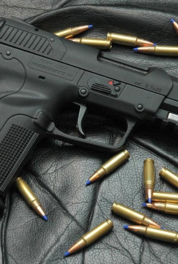 مسدس الزوج كاد أن يتسبب في سجنها