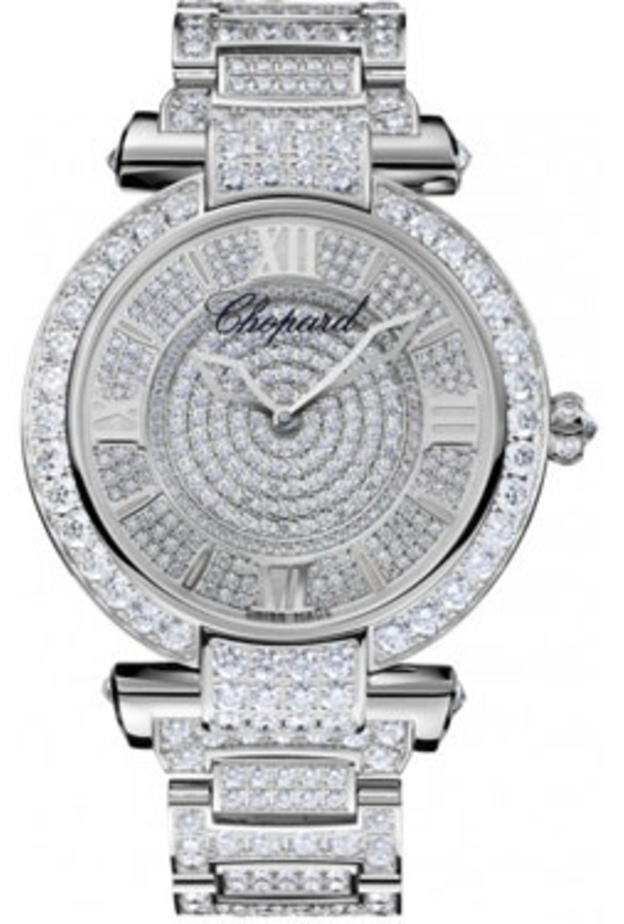 ساعة من Chopard  من الذهب الأبيض والألماس الأبيض
