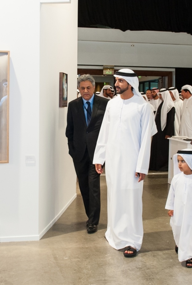 Art Dubai زيارة الشيخ حمد 