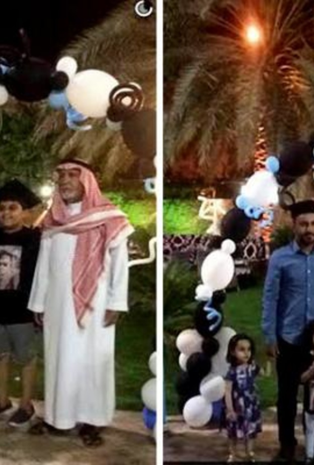 ايمن مع عائلته يحتفل بتخرجه ليلقى حتفه بعدها بساعات 