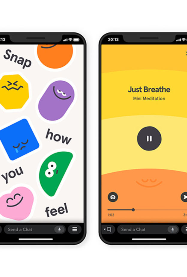 سناب شات Snapchat تطلق ميزة Headspace للصحة الذهنية والبدنية