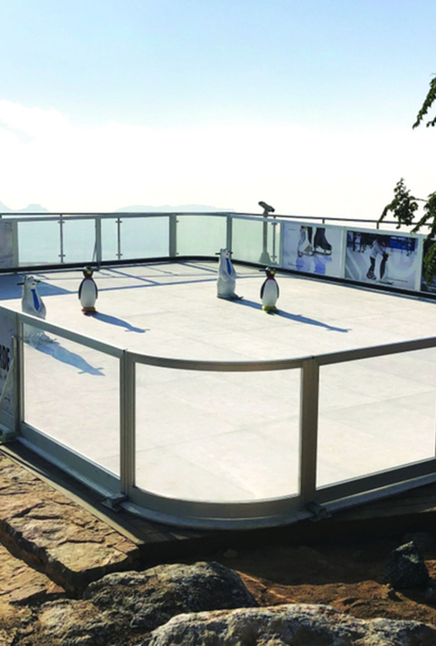 رأس الخيمة تفتتح أعلى حلبة تزلج في متنزه "منصة المشاهدة"