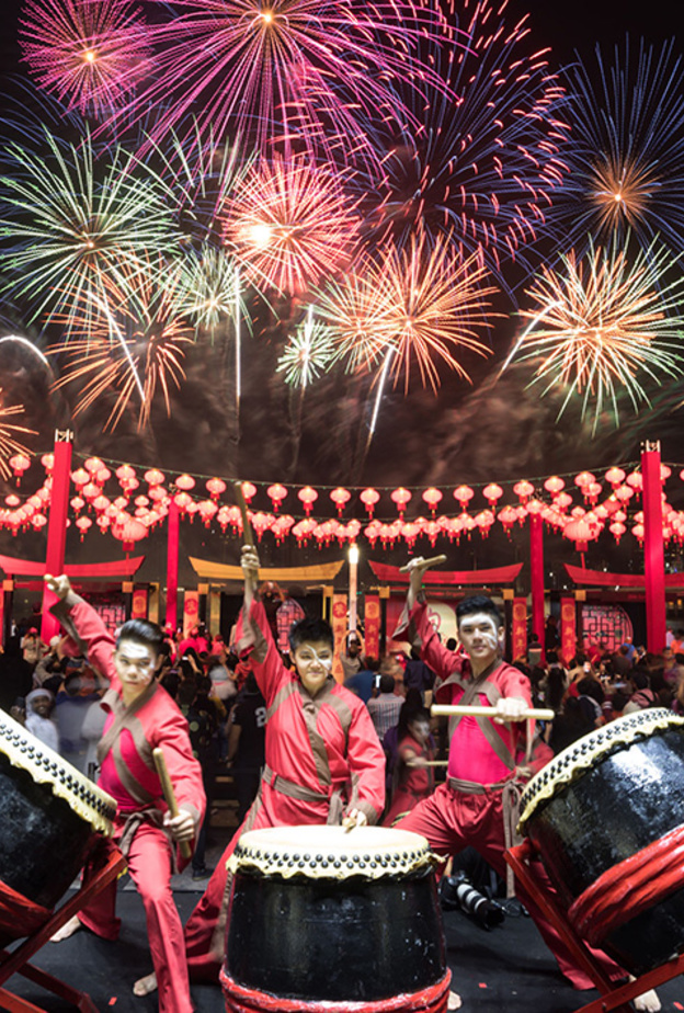 احتفالات رأس السنة الصينية في جزيرة الماريه في أبوظبي