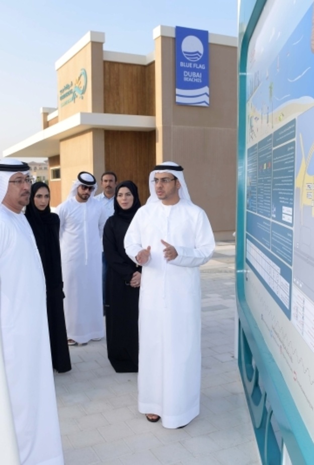 شواطئ دبي تلبي كل معايير برنامج العلم الأزرق كجودة المياه البحرية