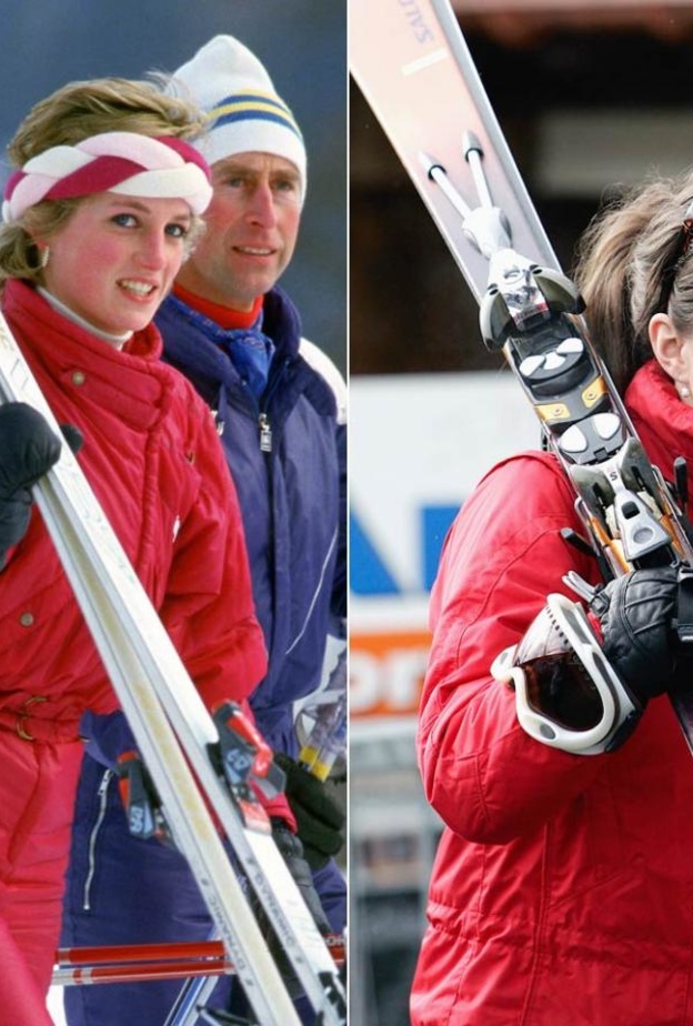 كيت وديانا مفعمين بالحيويه