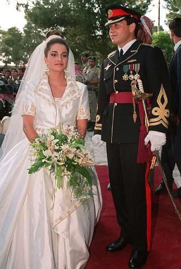 زفاف الملك عبد الله على الملكة رانيا