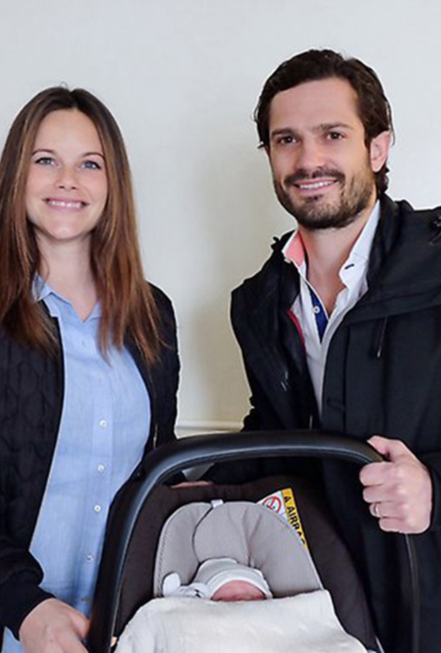 كارل وفيلب وصوفيا مع ابنهم