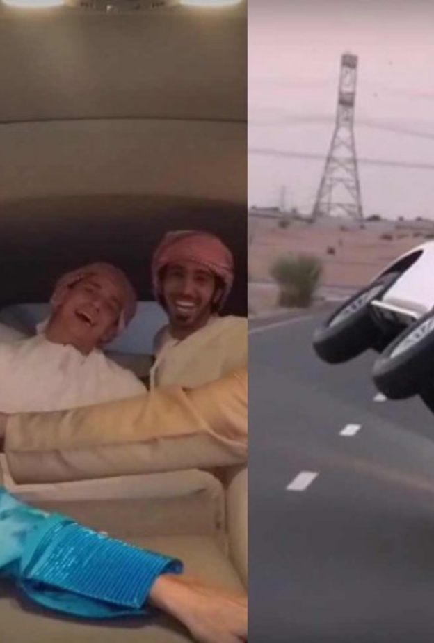 مقلب خلال استعراض ترفيع في دبي
