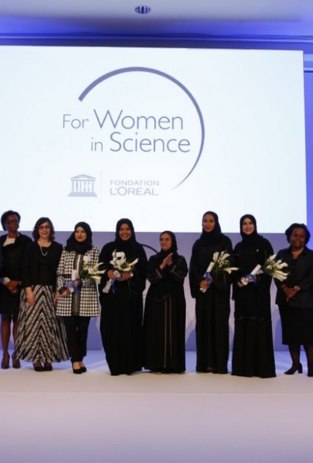 المكرّمات في حفل لوريال واليونيسكو