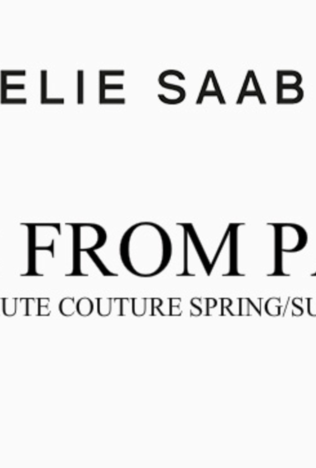 بث مباشر من باريس لعرض أزياء إيلي صعب “Elie Saab”