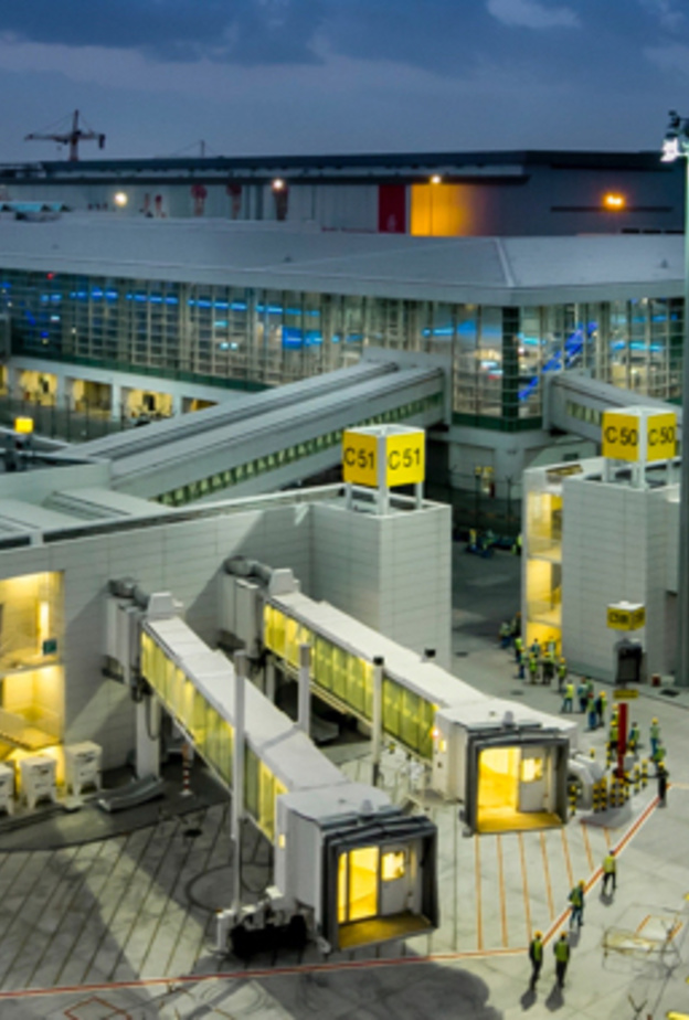 الـ" كونكورس دي" في مطار دبي الدولي