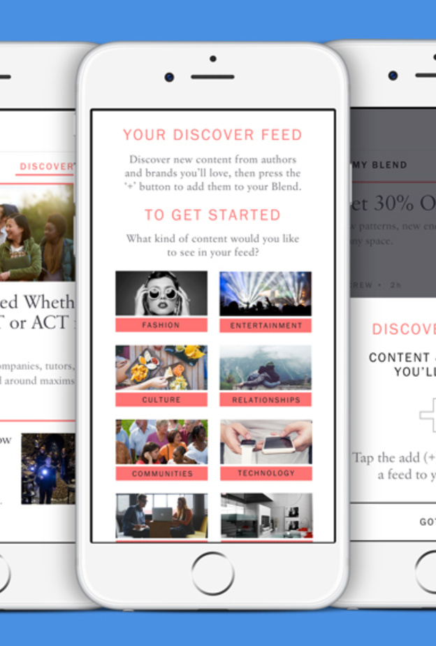 تطبيق My Blend عرض رسائل البريد الإلكتروني على شكل مجلة شخصية