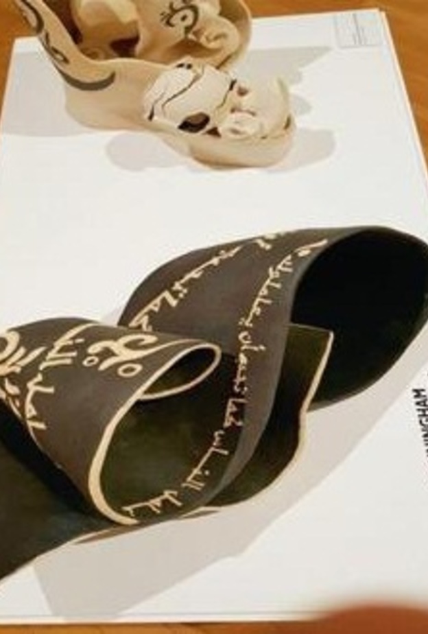 النصب الفني للمبتعثة السعودية