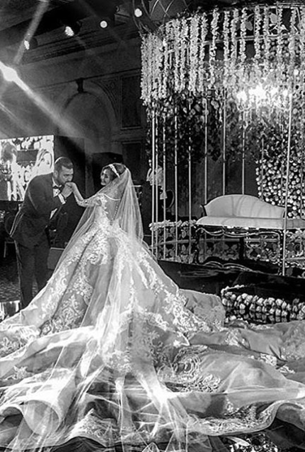 زفاف المصممة العراقية شهد الجميلي