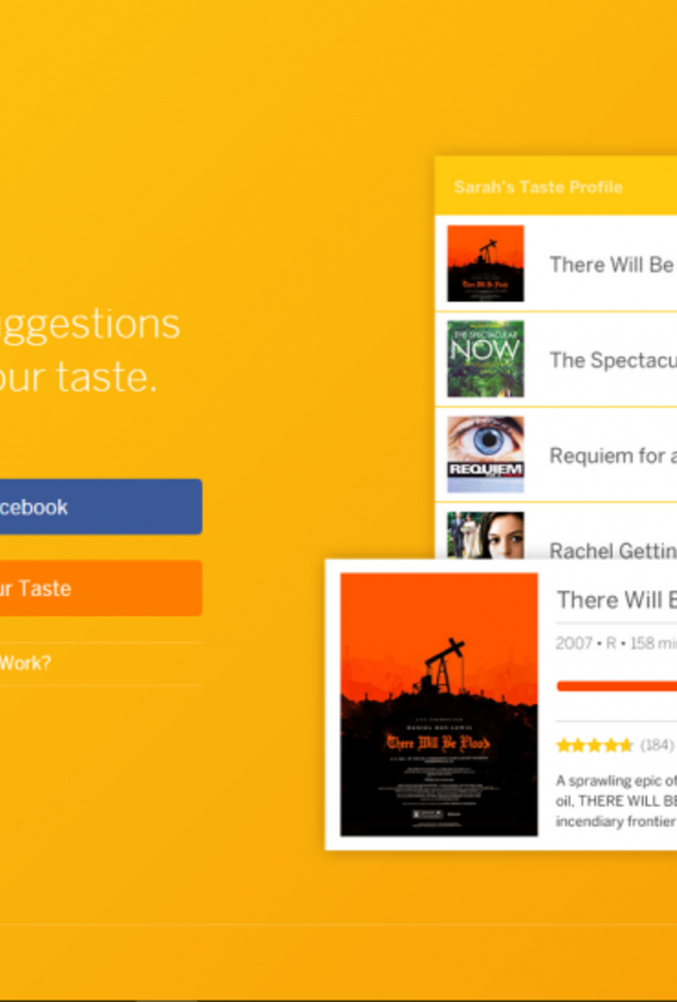 موقع Taste لاقتراح افلام وفقا لاختياراتك