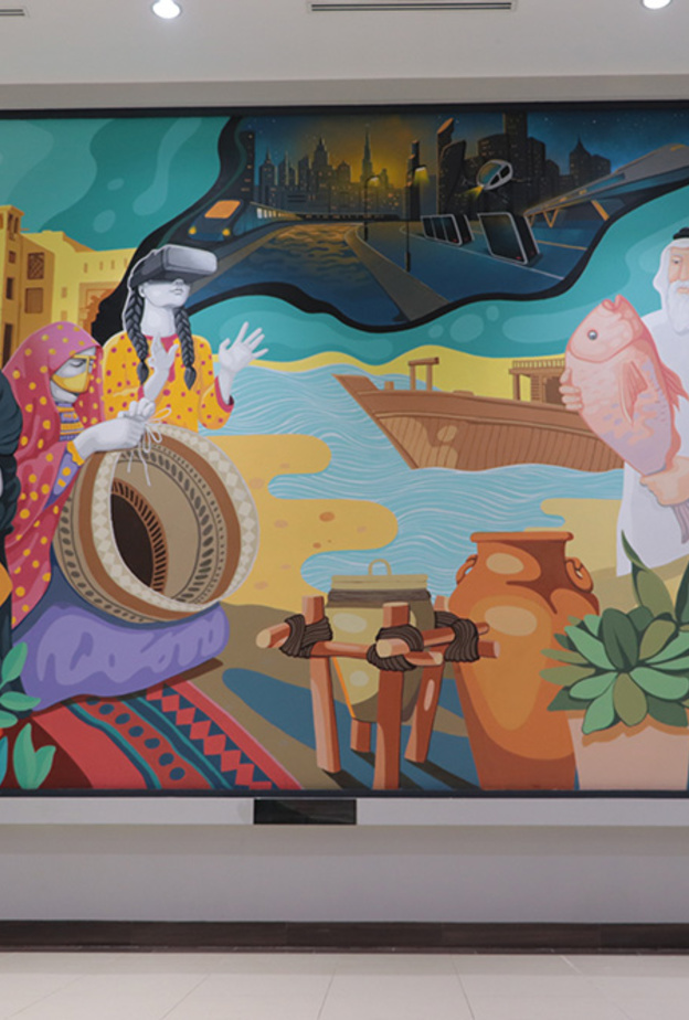 اطلاق مسابقة الجداريات والفنون الثانية في دبي 