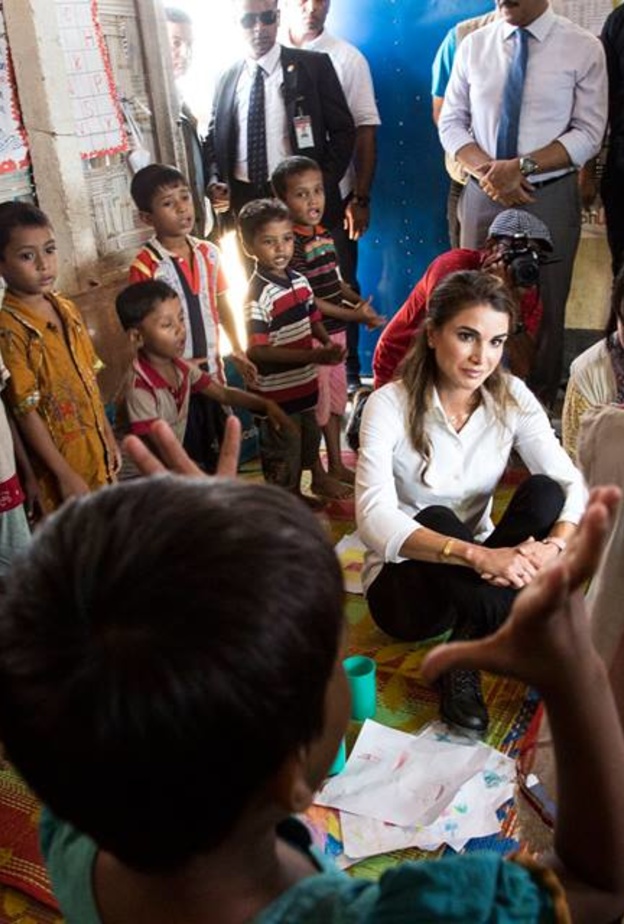 بيان رسمي من الملكة رانيا حول قضية اللاجئين الروهينجا