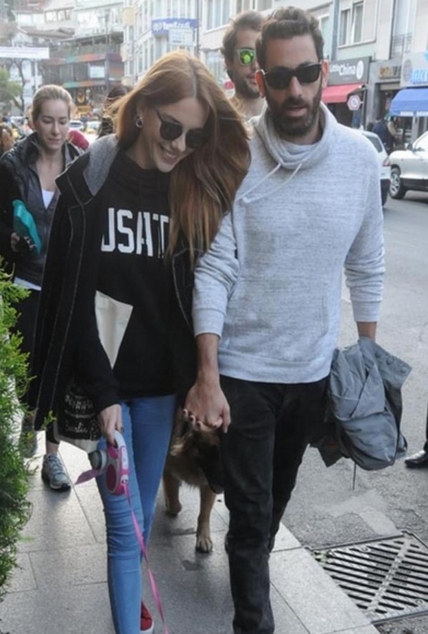 سيلين سويدار وزوجها أمس