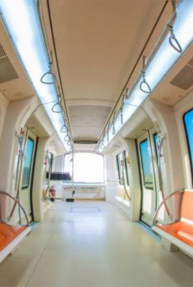 من داخل القطار