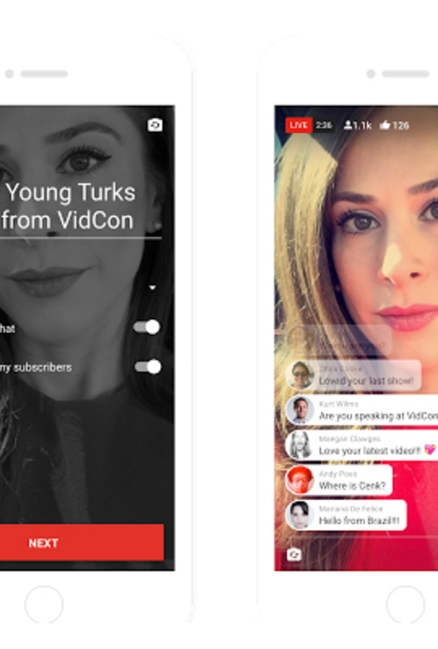 البث المباشر للفيديو من يوتيوب !