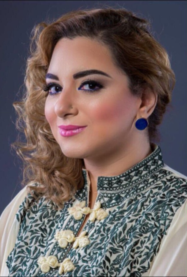 نادين قنبج بمكياج ميرفت بخاري 