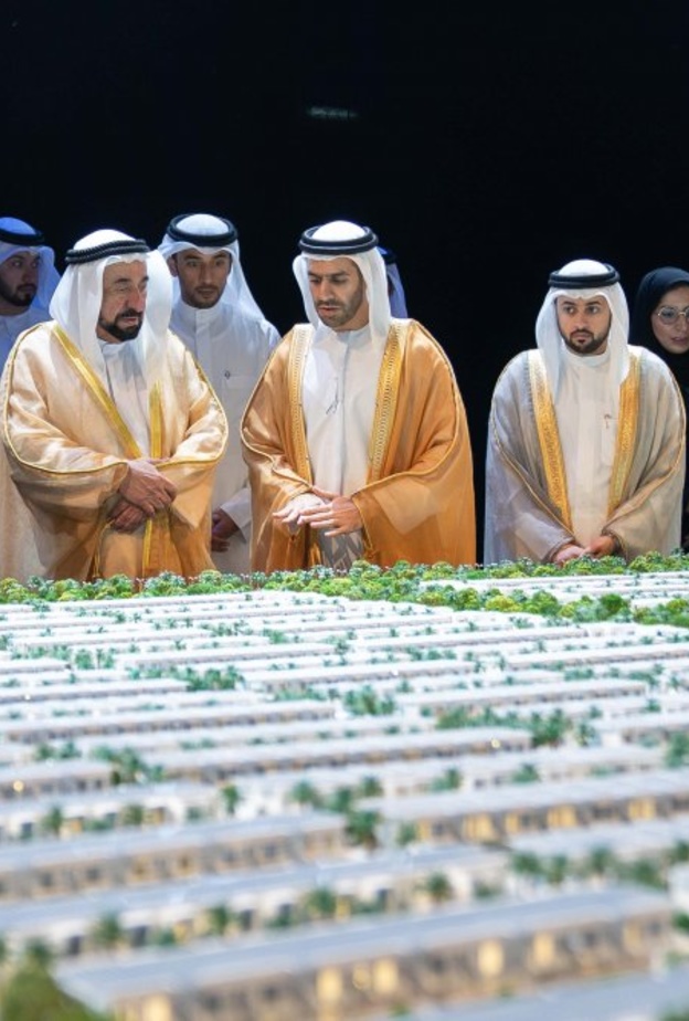 سلطان القاسمي يطلق مشروع مدينة الشارقة المستدامة