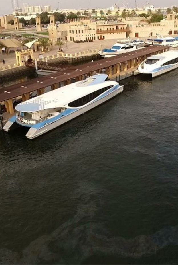  طرق دبي تدشن خدمة النقل البحري عبر الـ "فيري" بين إمارتي دبي والشارقة 