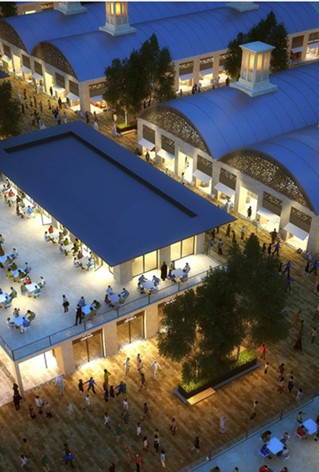 منتزه "نهاية عالم الزومبي" في السوق الليلي بجزر ديرة