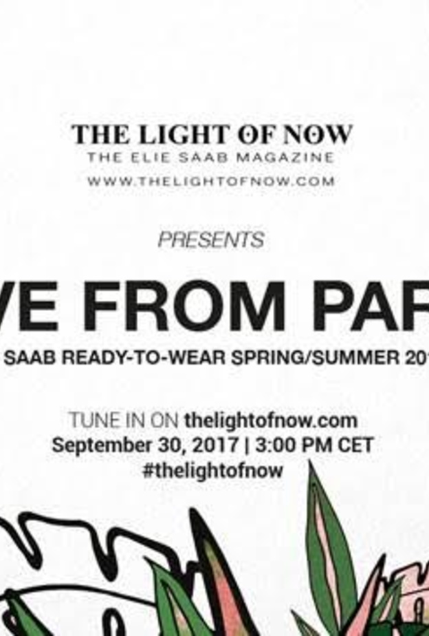 بث مباشر من باريس لعرض أزياء Elie Saab لربيع صيف 2018