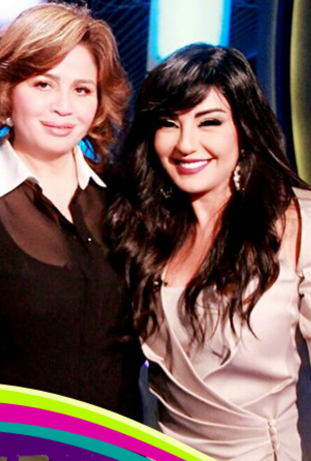 الهام خلال اطلالتها في برنامج مية سؤال وسؤال